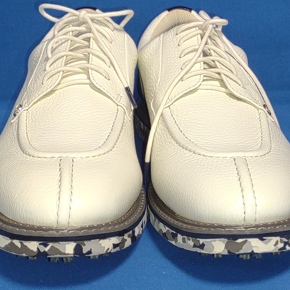 G/FORE GALLIVANTER CAMO PINTUCK MEN'S GOLF SHOES LEATHER 13 NEW